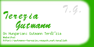 terezia gutmann business card